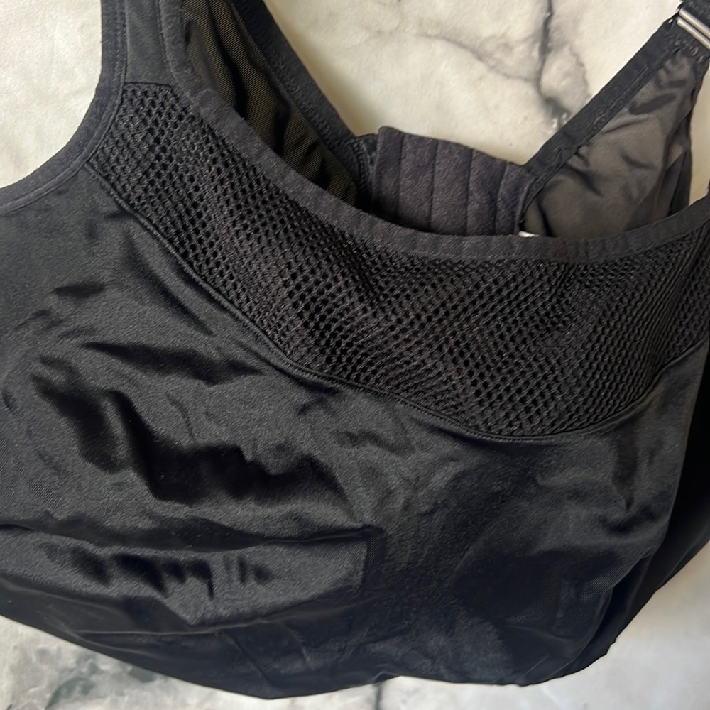 Sport Bra Livi BLACK Active Underwire High Impact Molded Cup Lane Bryant 44DDD
